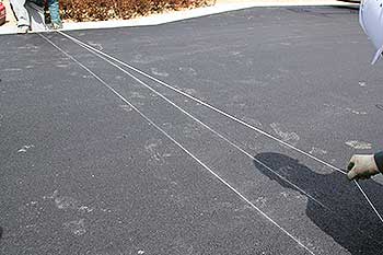 ストリートプリント施工工程-1.線引き