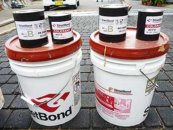 ストリートプリント施工工程-7.コーティング材